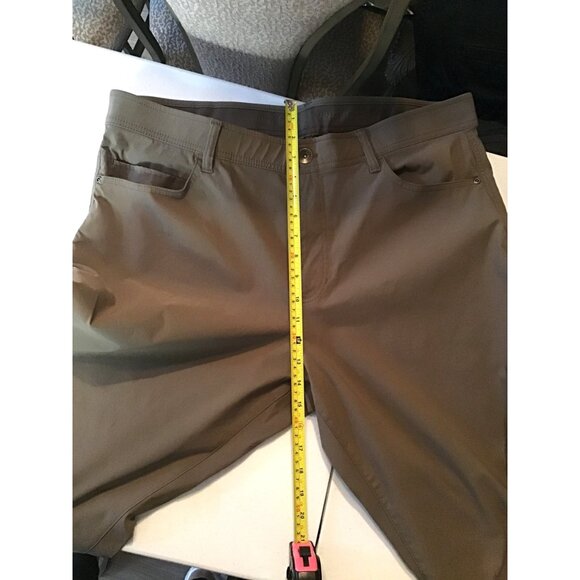 WEATHERPROOF VINTAGE MEN TAN LIGHT WEIGHT STRETCHY STRAIGHT LEG PANTS SIZE 40X32 - Picture 4 of 6